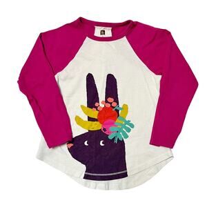 Tea Collection Fruit Rabbit Graphic Tee Size 5